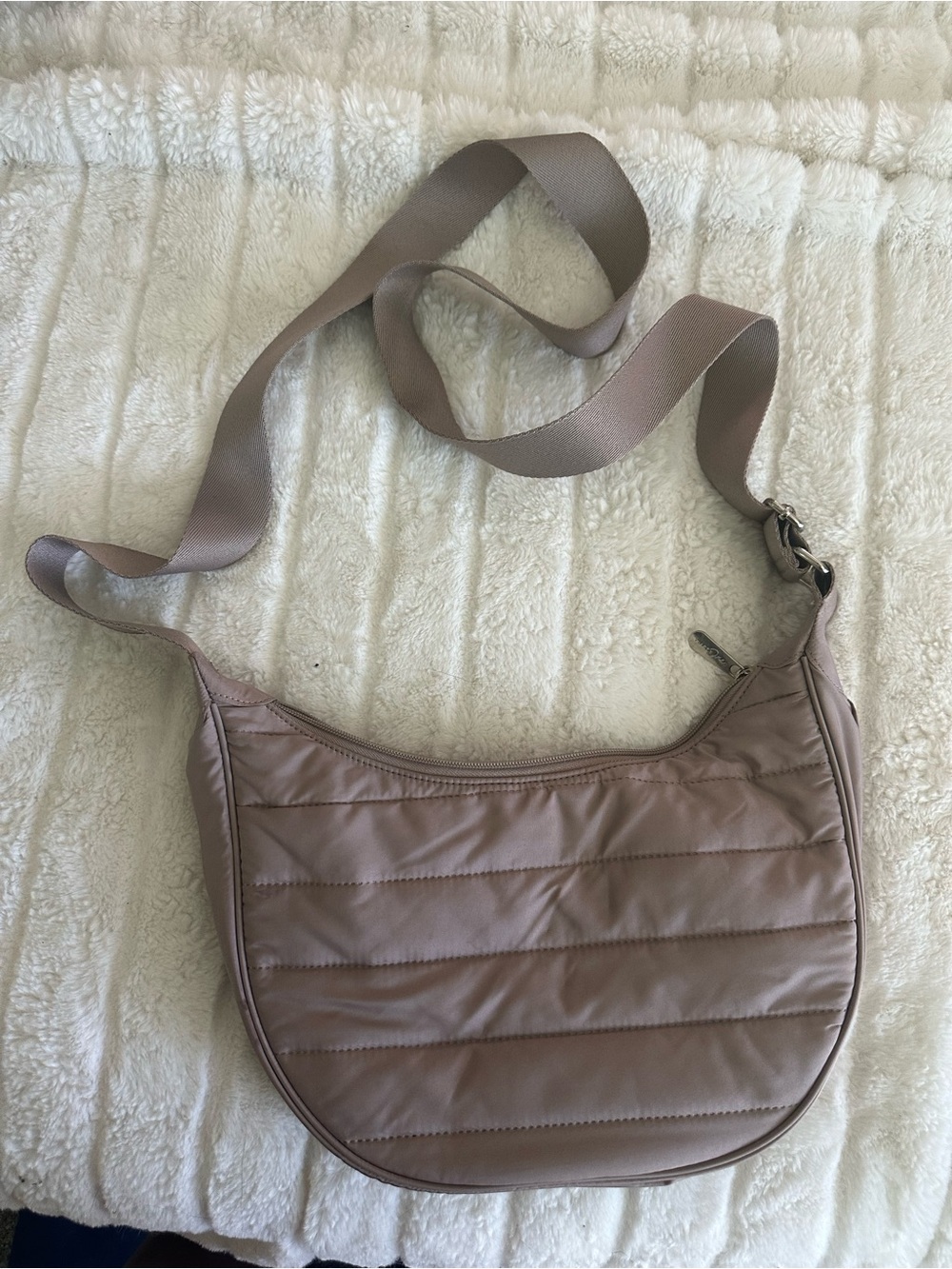 thirty-one Quilted Shoulder Crossbody - Taupe